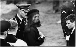 USA. Arlington, Virginia. 1963. Jacqueline KENNEDY at JFK funeral. (NYC13662)